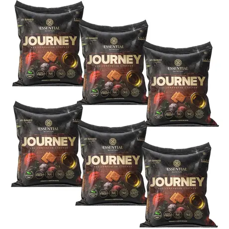 Kit 6 Biscoito Journey Essential Nutrition 25g