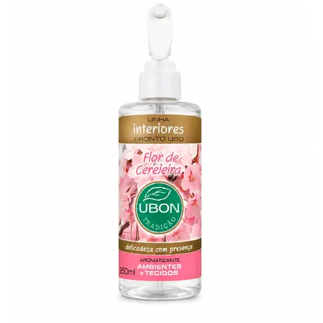 Aromatizante Ambientes e Tecidos Flor de Cerejeira Spray Ubon 250ml