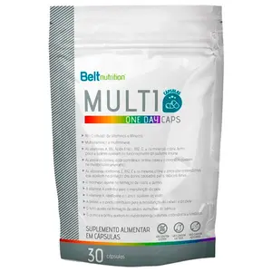 Belt Multi One Day Vitaminas e Minerais Belt Nutrition 30 Cápsulas