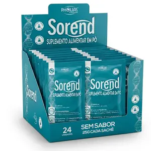 Kit 24 Sorend Pholias Sachê 25g Sem Sabor