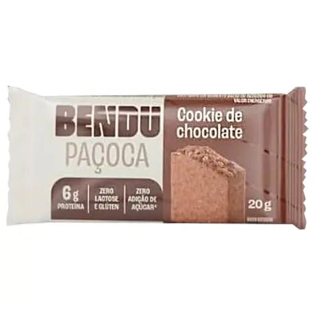 Paçoca Bendu Cookie de Chocolate 20g