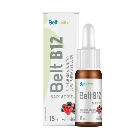 Belt B12 Bariatric Líquida Belt Nutrition 15ml Sabor Frutas Vermelhas
