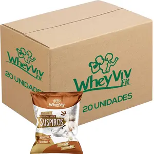 Combo 20 Suspiros Fit com Whey Protein 25g