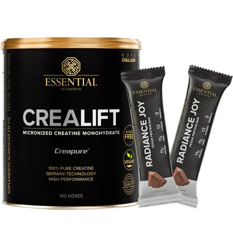 Crealift Creapure Essential Nutrition 300g Ganhe Brinde