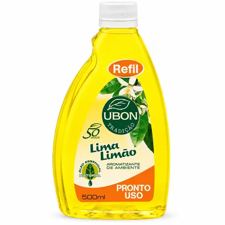 Refil Aromatizante de Ambiente Lima Limão Ubon 500ml