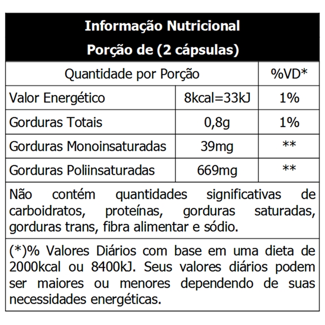 Extrato de Folha de Oliveira 500mg - 60 Capsulas - Vital Natus