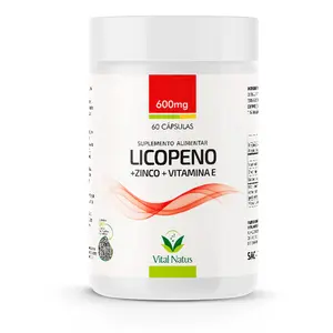 Licopeno + Zinco + Vitamina E Vital Natus 60 Cápsulas