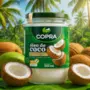 Óleo de Coco Extravirgem Copra 500ml Pote de Vidro