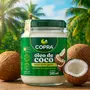 Óleo de Coco Extravirgem Copra 200ml Pote de Vidro