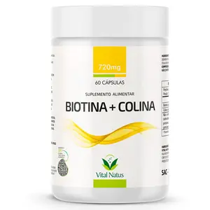 Biotina + Colina Vital Natus 60 Cápsulas