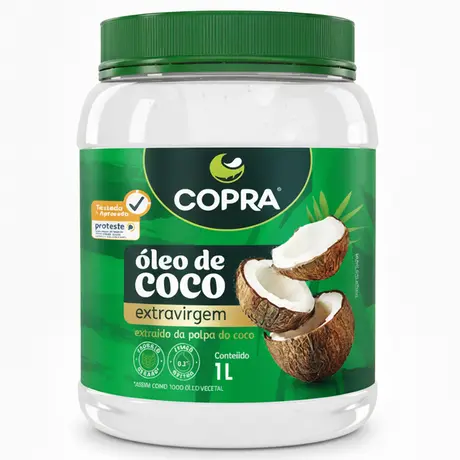 Óleo de Coco Extravirgem Copra Food Service 1L