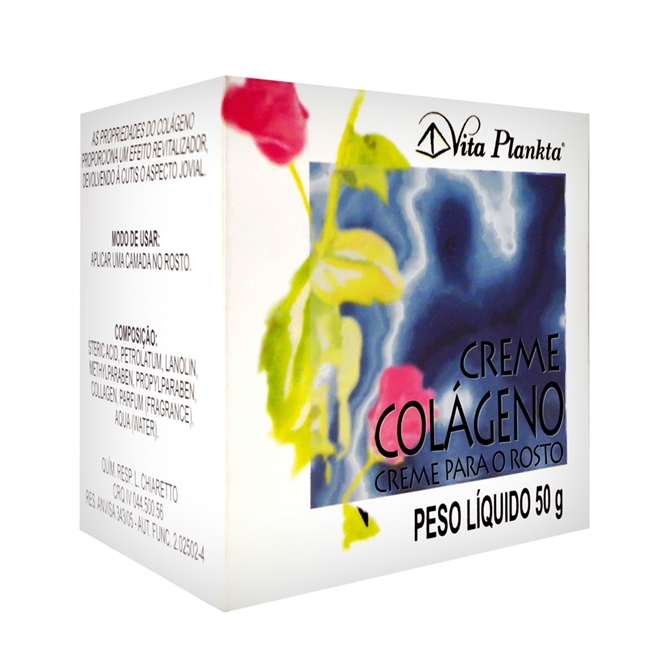 Creme Colágeno para o Rosto Vitalab (Vita Plankta) 50g - Creme Colágeno ...