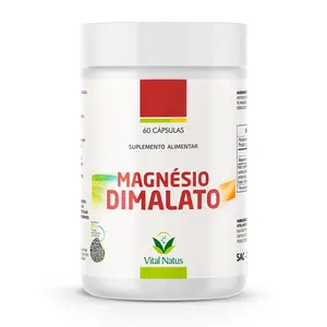 Magnésio Malato Vital Natus 60 Cápsulas
