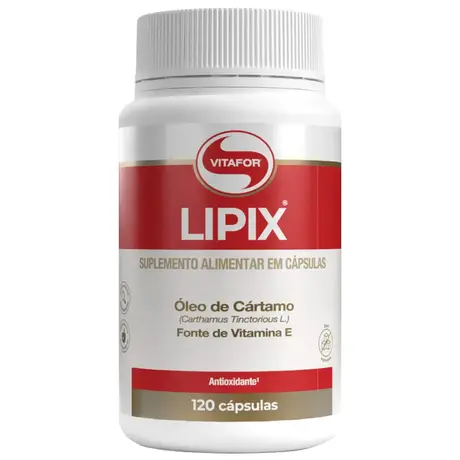 Óleo de Cártamo Lipix Vitafor 120 Cápsulas