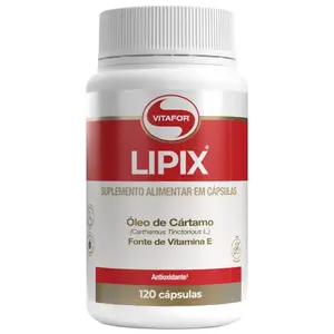 Óleo de Cártamo Lipix Vitafor 120 Cápsulas
