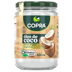 Óleo de Coco Extravirgem Orgânico Copra 500ml
