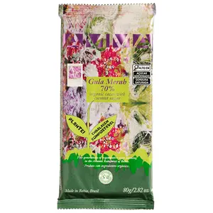 Chocolate Orgânico 70% com Açúcar de Coco Gula Merah Amma 80g