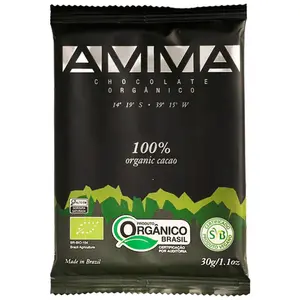 Chocolate Orgânico 100% Cacau Amma 30g