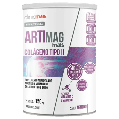 Colágeno Tipo II Artimag Clinicmais 150g Neutro