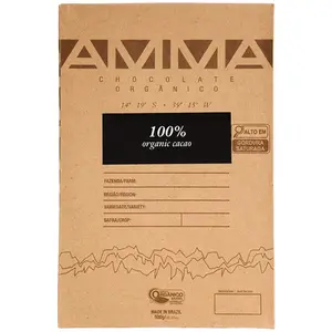 Chocolate Orgânico 100% Cacau Amma 500g