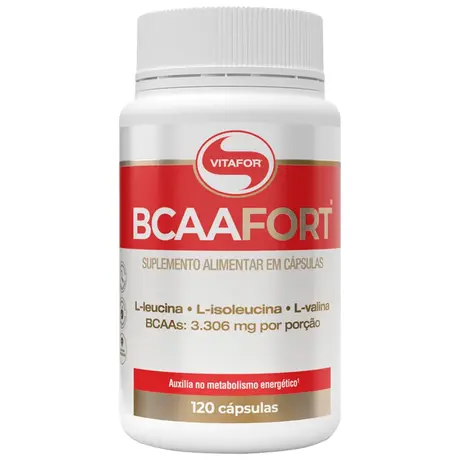 BCAA Fort Vitafor 120 Cápsulas