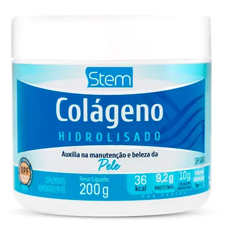 Colágeno Hidrolisado Em Pó Stem 200g