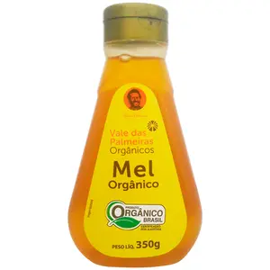 Mel Orgânico Fazenda Vale das Palmeiras Bisnaga 350g