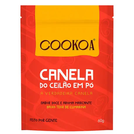 Canela do Ceilão em Pó Cookoa Cinnamomum Zeylanicum 60g