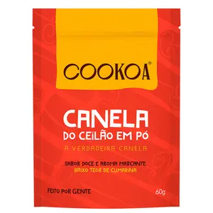 Canela do Ceilão em Pó Cookoa Cinnamomum Zeylanicum 60g