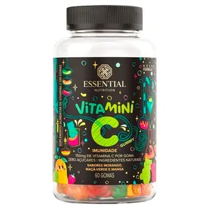 Vitamina C Gummy Essential Nutrition 60 Gomas