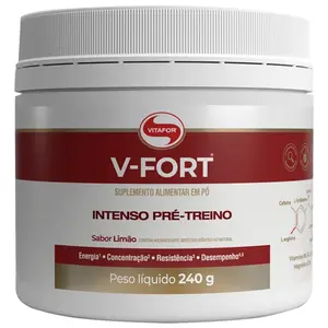 V Fort Pré Treino Vitafor Limão 240g
