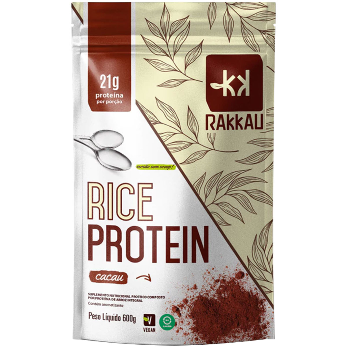 Rice Protein Rakkau Sabor Cacau 600g - Rice Protein Rakkau Sabor Cacau ...