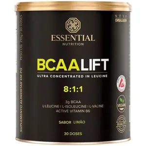 BCAA Lift 8:1:1 Essential Nutrition Sabor Limão 210g