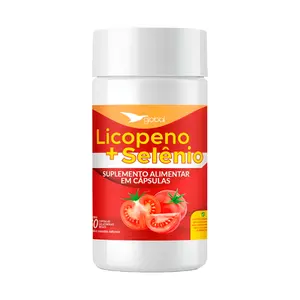 Licopeno e Selênio Global Suplementos 60 Cápsulas