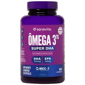 Ômega 3 TG Super DHA Sanavita 90 Cápsulas