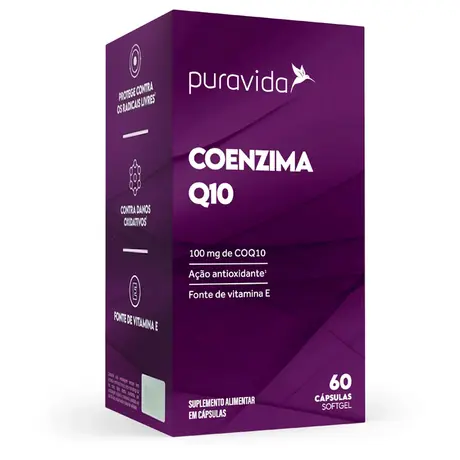 CoQ10 100mg Puravida 60 Cápsulas