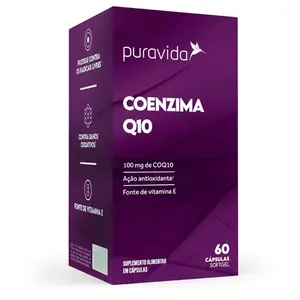 CoQ10 100mg Puravida 60 Cápsulas