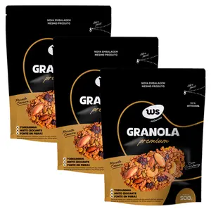 Kit 3 Granola Premium Ws Naturais 500g