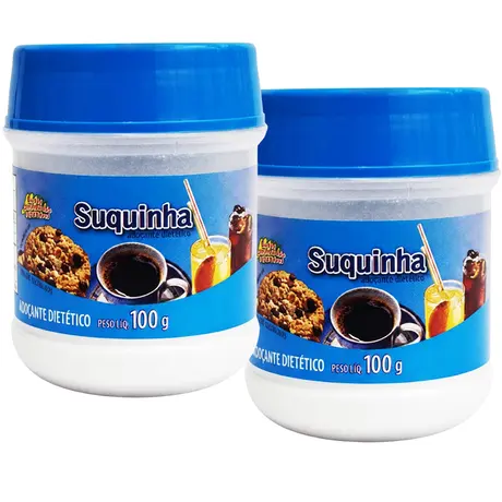 Kit 2 Unidades Suquinha Adoçante Dietético Kerry 100g