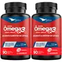 Kit 2 Supra Ômega 33 EPA 22 DHA Global Suplementos 90 Cápsulas