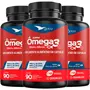 Kit 3 Supra Ômega 33 EPA 22 DHA Global Suplementos 90 Cápsulas