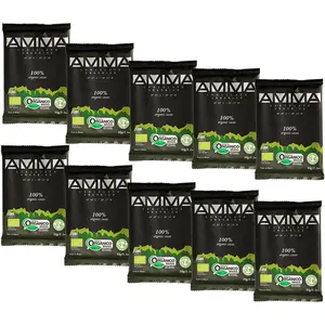 Kit 10 Chocolate Orgânico 100% Cacau Amma 30g