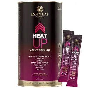 Heat Up 20 Sticks Essential Nutrition Ganhe Brinde