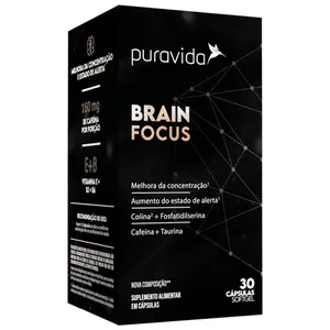 Brain Focus Puravida 30 Cápsulas
