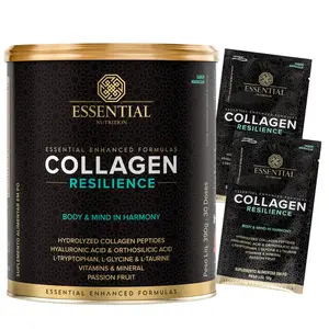 Collagen Resilience Essential Nutrition Sabor Maracujá 390g Ganhe Brinde