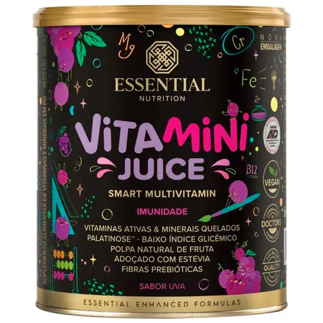 Vitamini Juice Essential Sabor Uva 280,8g