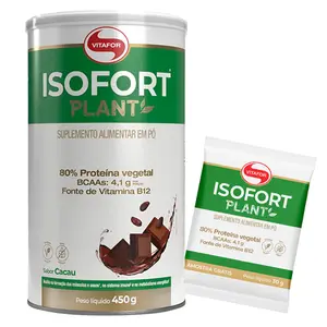 Isofort Plant Vitafor Sabor Cacau 450g Ganhe Brinde