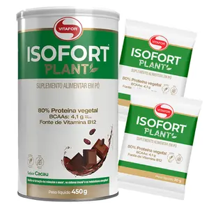 Isofort Plant Vitafor Sabor Cacau 450g Ganhe Brinde