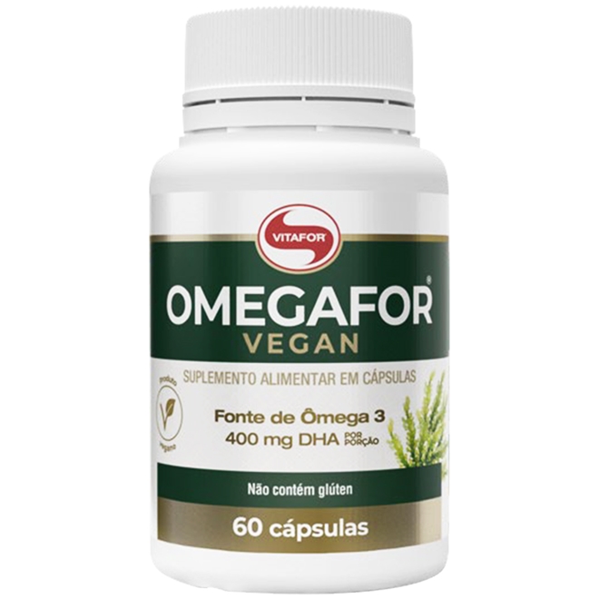 Omegafor Vegan Vitafor 60 Cápsulas Omegafor Vegan Vitafor 60 Cápsulas
