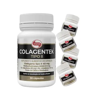Colágeno Tipo II Colagentek Vitafor 30 Cápsulas Ganhe Brinde